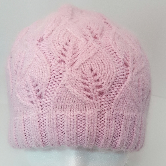 Angora Fur Knitted Beanie🌸Double Layer Winter Hat - Picture 6 of 8